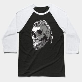 Viking Warrior Skull Baseball T-Shirt